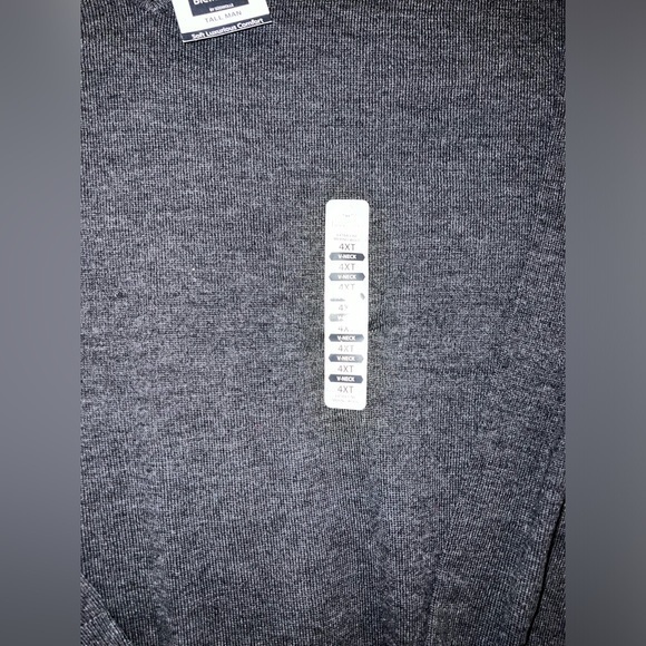 NWT Turnberry Extra Fine Merino Wool Men’s V Neck size‎ 4XT - Picture 2 of 4